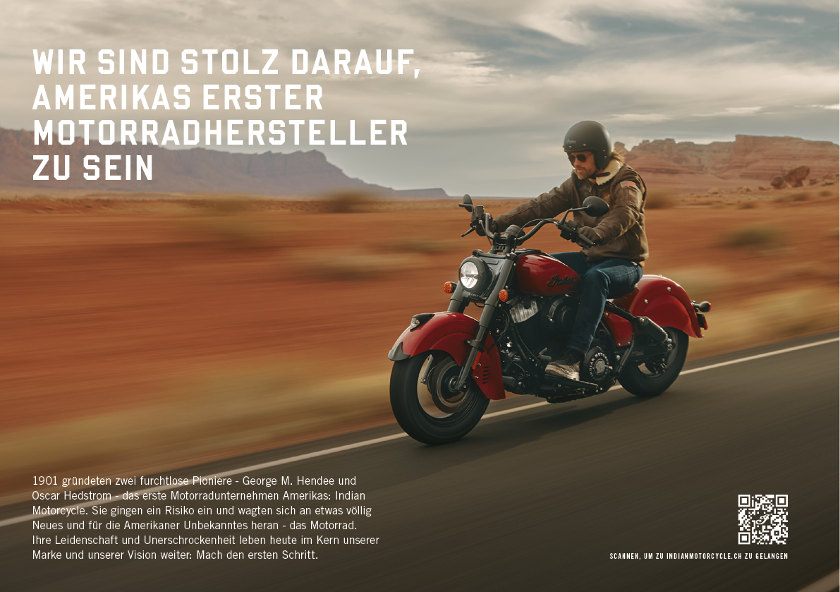 A man riding a motorcycle on a road. AI generated content